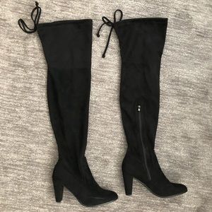 Thigh-High Black Boots